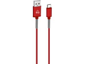 Καλώδιο USB POWERTECH 2.1A Sync & Charge Micro 1m κόκκινο