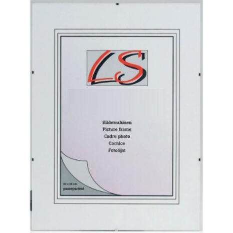 Κορνίζα με κλιπ γυάλινη 40x50 cm