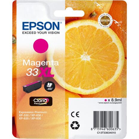 Μελάνι εκτυπωτή EPSON 33XL Magenta 8.9ml