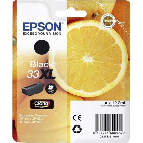 Μελάνι εκτυπωτή EPSON 33XL Black 12.2ml (Black)