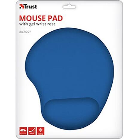 Mouse Pad με στήριγμα καρπού TRUST BigFoot μπλε