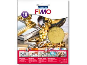 Φύλλα Χρυσού STAEDTLER FIMO μεταλλικό 14x14cm (συσκευασία 10 φύλλων)