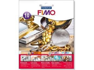 Φύλλα ασημί STAEDTLER FIMO μεταλλικό 14x14cm (συσκευασία 10 φύλλων)