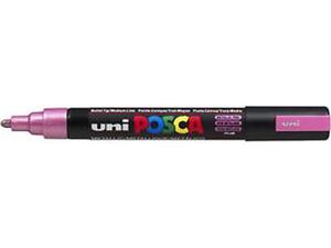 Μαρκαδόρος posca pc-5m μεταλλικό ροζ