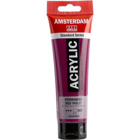 Ακρυλικό χρώμα Talens Amsterdam 567 Permenant Red Violet 120ml