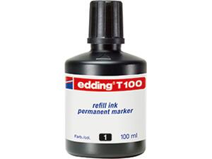 Μελάνι για μαρκαδόρο ανεξίτηλο EDDING Τ-100 100ml μαύρο