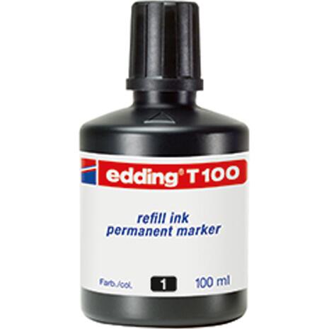 Μελάνι για μαρκαδόρο ανεξίτηλο EDDING Τ-100 100ml μαύρο