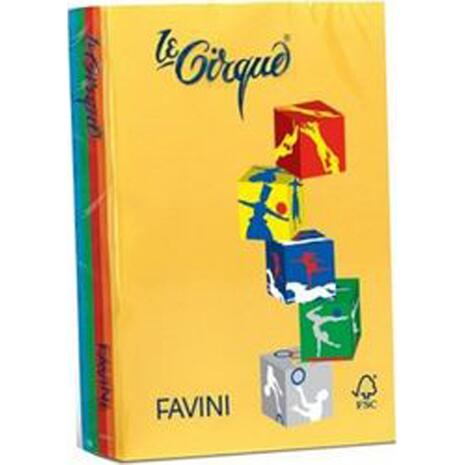 Χαρτί εκτύπωσης FAVINI Α4 80gr 500 φύλλα διάφορα χρώματα έντονα
