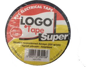 Μονωτική ταινία LOGO Super 19mm x 20m Μαύρη