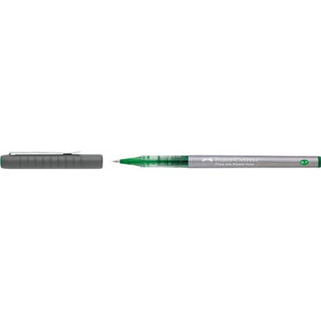 Στυλό RollerBall Faber Castell Free Ink 0.7mm πράσινο (Πράσινο)