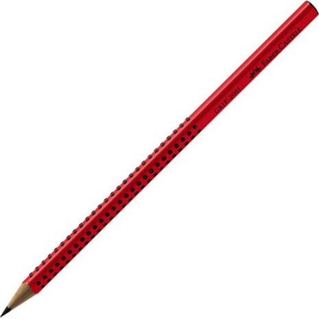 Μολύβι Faber Castell Grip  2001 HB κόκκινο (Κόκκινο)