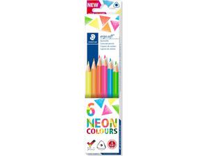 Ξυλομπογιές STAEDTLER Ergosoft Neon Colours (Συσκευασία 6 τεμαχίων)