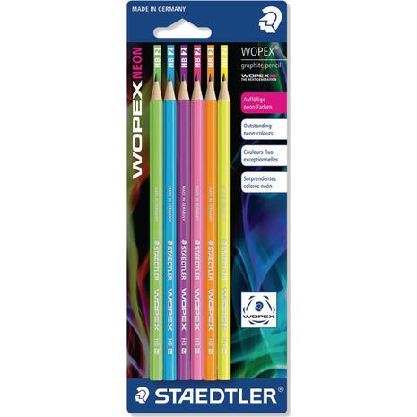 Μολύβια STAEDTLER HB Neon (Συσκευασία 6 τεμαχίων) (Διάφορα χρώματα)
