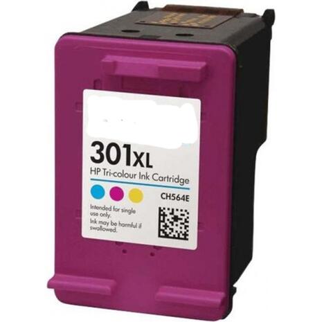 Μελάνι εκτυπωτή Συμβατό HP 301XL Colour (Tri-colour)