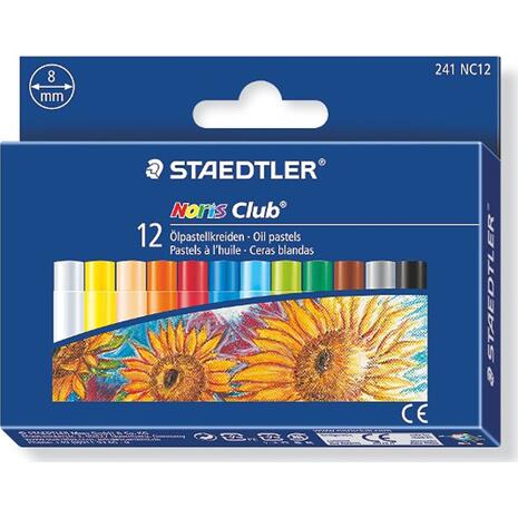 Λαδοπαστέλ STAEDTLER Noris 241 (Συσκευασία 12 τεμαχίων)