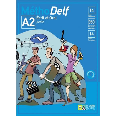 MethoDelf A2 Ecrit et Oral Junior Livre de l'eleve + CD mp3