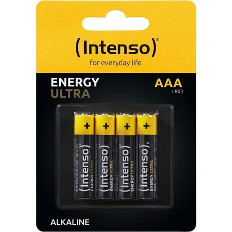 Αλκαλικές μπαταρίες INTENSO AAA LR03 Energy Ultra (συσκευασία 4 τεμαχίων) (7501414)