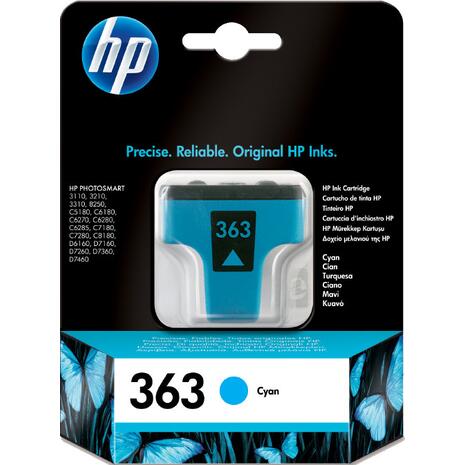 Μελάνι εκτυπωτή HP 363 Cyan C8771EE (Cyan)