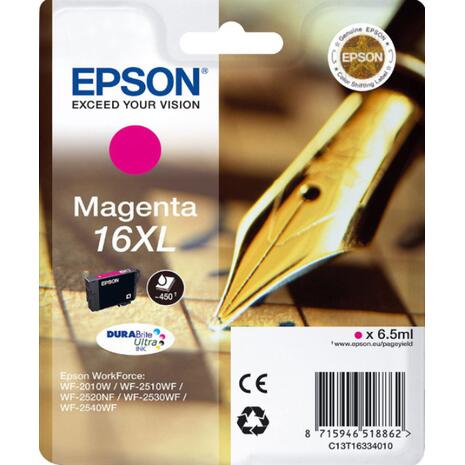Μελάνι εκτυπωτή Epson 16XL Magenta with pigment ink C13T16334012