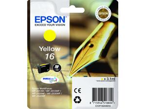 Μελάνι εκτυπωτή Epson 16XL Yellow with pigment ink C13T16344012