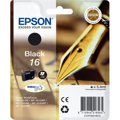 Μελάνι εκτυπωτή Epson T162140 Black with pigment ink C13T16214012