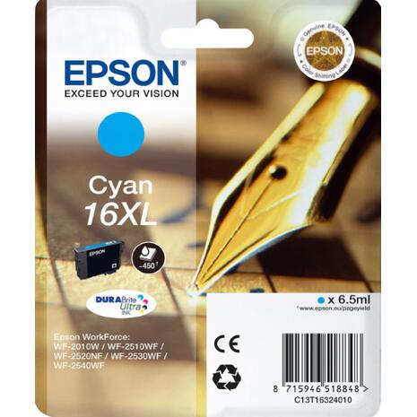 Μελάνι εκτυπωτή Epson 16XL Cyan with pigment ink C13T16324012