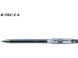 Στυλό Gel PILOT G-TEC-C4 Μαύρο 0.4mm (Μαύρο)