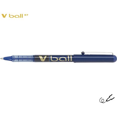 Στυλό υγρής μελάνης PILOT V-Ball Medium 0.7mm μπλε (Μπλε)