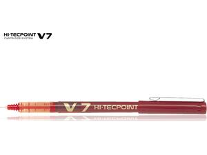 Στυλό υγρής μελάνης  PILOT V7 HI-TECPOINΤ 0.7mm κόκκινο (BX-V7R) (Κόκκινο)