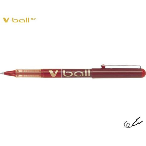 Στυλό υγρής μελάνης PILOT V-Ball Κόκκινο 0.7mm (Κόκκινο)