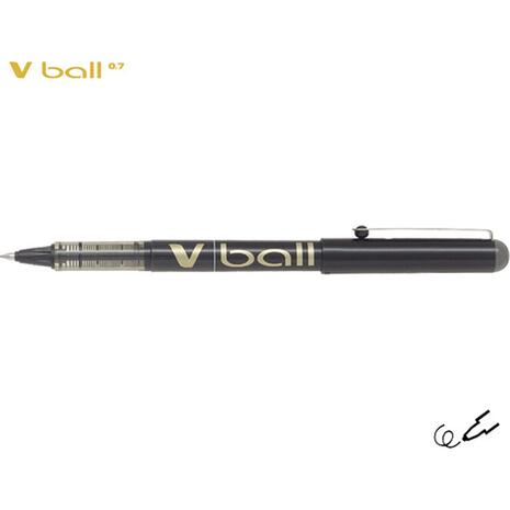 Στυλό υγρής μελάνης PILOT V-Ball Medium 0.7mm μαύρο (Μαύρο)