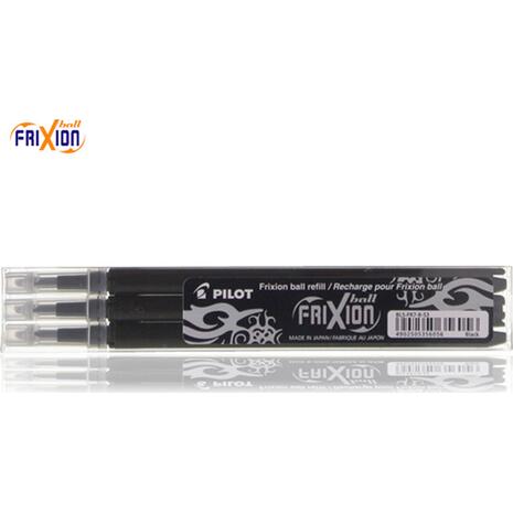 Ανταλλακτικό υγρής μελάνης PILOT FriXion Ball Μαύρο 0.7mm (BLS-FR7-B-S3) (Σετ 3 τεμαχίων) (Μαύρο)