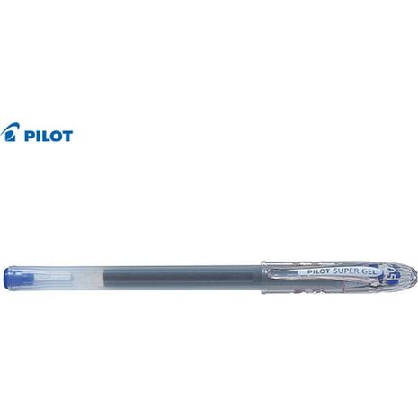 Στυλό Gel PILOT Super Gel Μπλε 0.5mm (Μπλε)