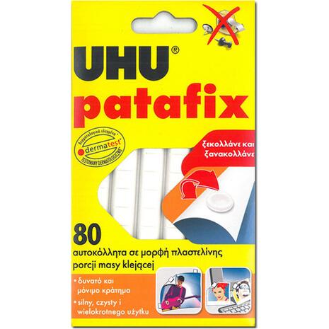 Αυτοκόλλητα πλαστελίνης UHU Patafix ( 80 τεμ. )