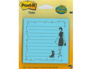 Αυτοκόλλητα χαρτάκια σημειώσεων 3M Post-it 98,4x98,4mm Θαλλασί