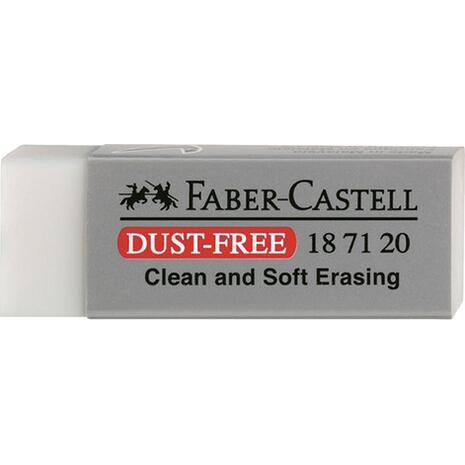 Γόμα λευκή για μολύβι FABER-CASTELL dust free vinly (187120)