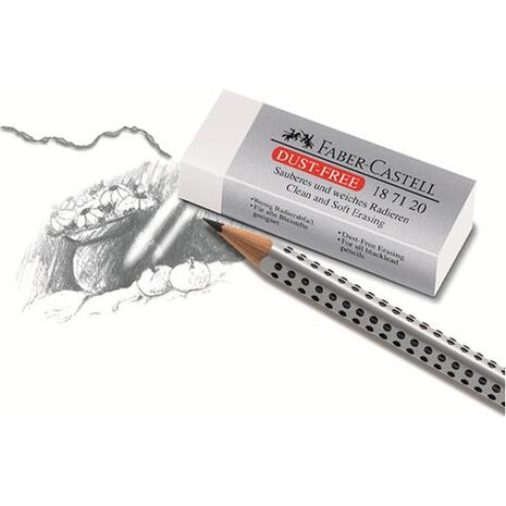 Γόμα λευκή για μολύβι FABER-CASTELL dust free vinly (187120)