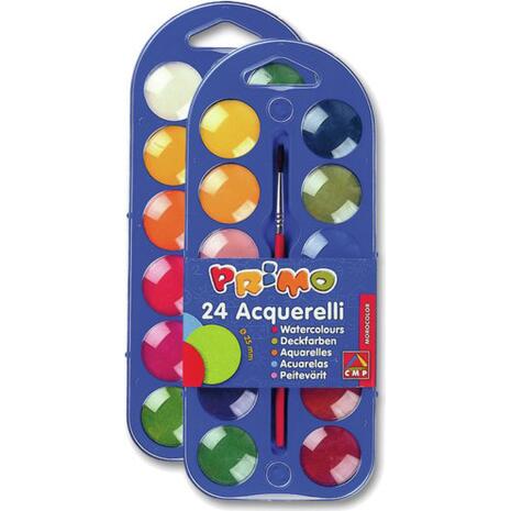 Νερομπογίες PRIMO acguerelli Φ25mm (24 χρωμάτων)