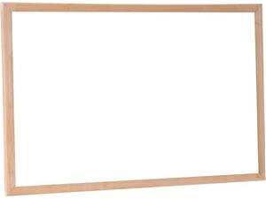Πίνακας μαρκαδόρου λευκός με ξύλινο πλαίσιο 30x40cm