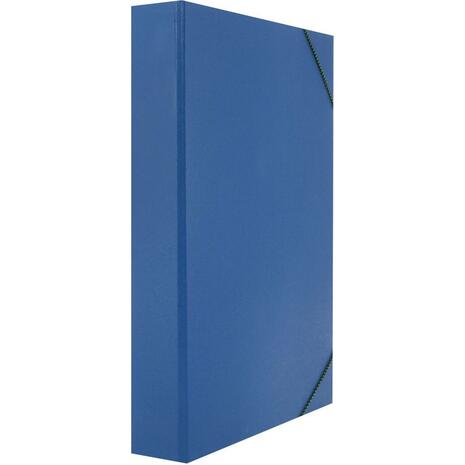 Κουτί αρχειοθέτησης με λάστιχο LEIZER Fiber 25x35x5cm KFL μπλε