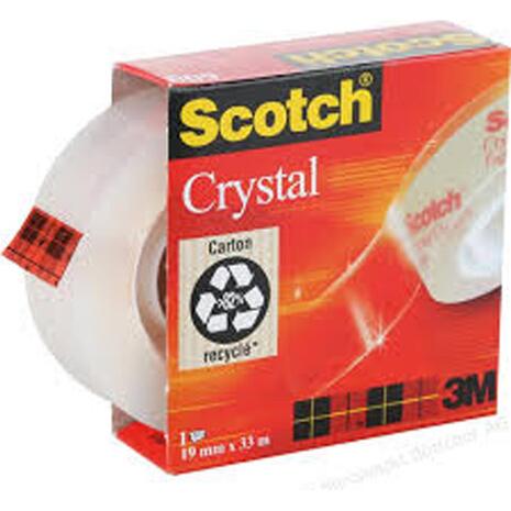 Κολλητική ταινία  SCOTCH CRYSTAL 3Μ 19mX33mm