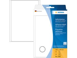Ετικέτες HERMA αυτοκόλλητες 100x49mm No.2580 (Λευκό)