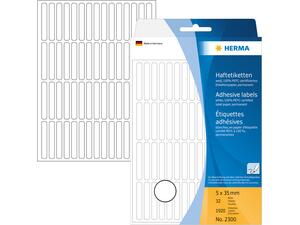 Ετικέτες HERMA αυτοκόλλητες 5x35mm No.2300 (Λευκό)