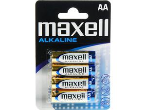 Αλκαλικές μπαταρίες maxell AA LR6 4 τεμάχια