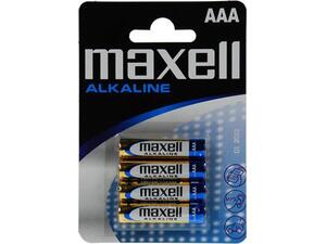 Αλκαλικές μπαταρίες maxell AAA LR03 τεμάχια 4