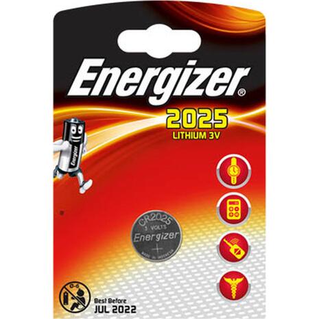 Αλκαλική μπαταρία ENERGIZER λιθίου CR2025 1 μπαταρία