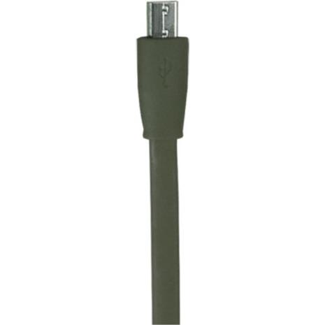 Καλώδιο CREEV CABLE MU-100F BLACK microUSB-USB 1M FLAT