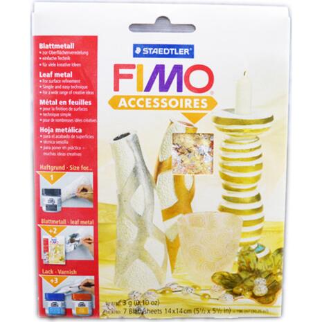 Φύλλο μεταλλικό Fimo flakes 8781-99  14x14cm