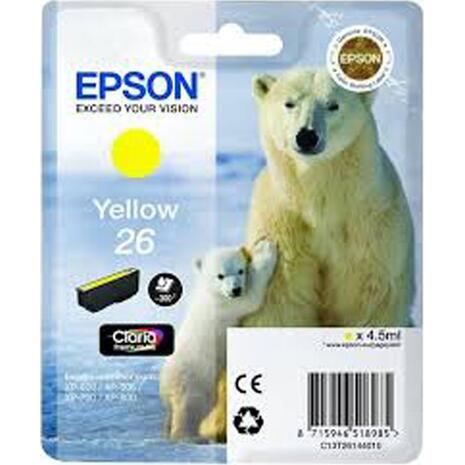 Μελάνι εκτυπωτή Epson T261440 Yellow with pigment ink C13T26144012