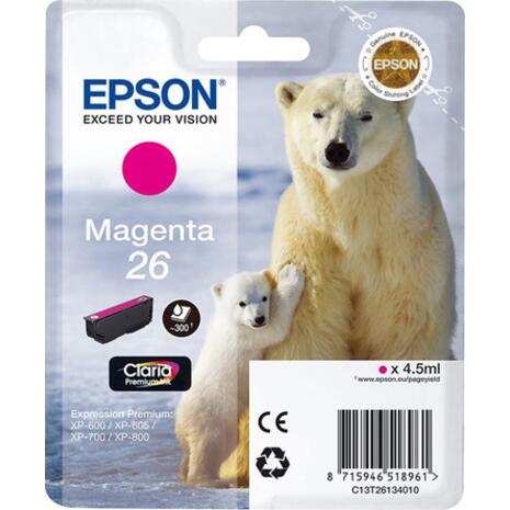 Μελάνι εκτυπωτή Epson T261340 Magenta with pigment ink C13T26134012